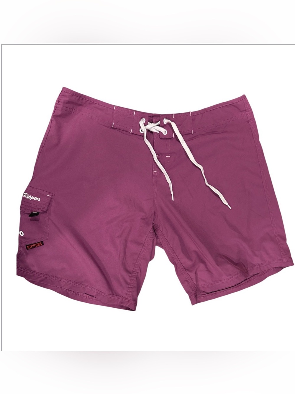 Women’s Maui Rippers Magenta Swim/Board Shorts with Drawstring Size 12